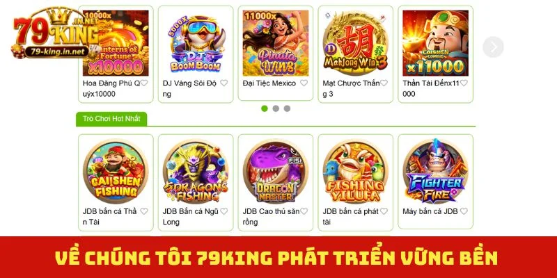 Về chúng tôi 79King phát triển vững bền tương lai
