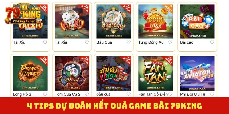 4 tips dự đoán kết quả game bài 79King