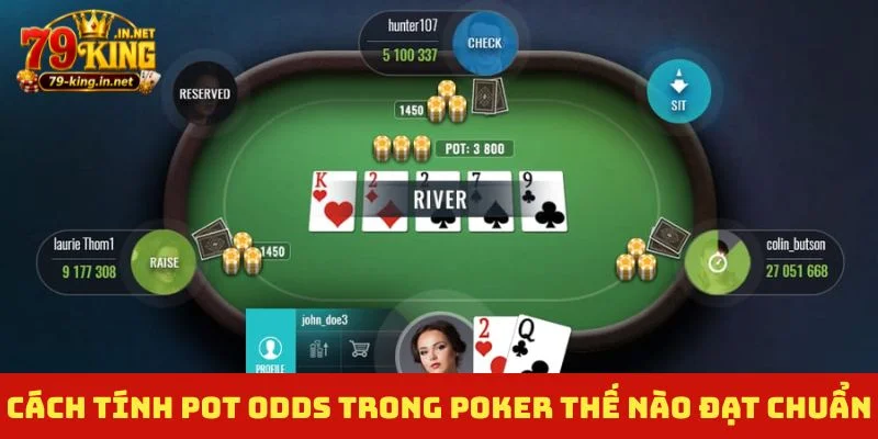 Cách tính pot odds trong Poker thế nào đạt chuẩn