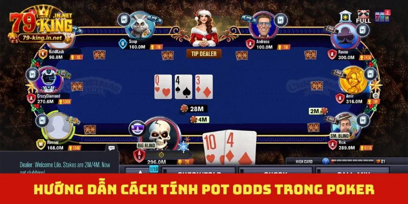 Hướng dẫn tân binh cách tính pot odds trong Poker