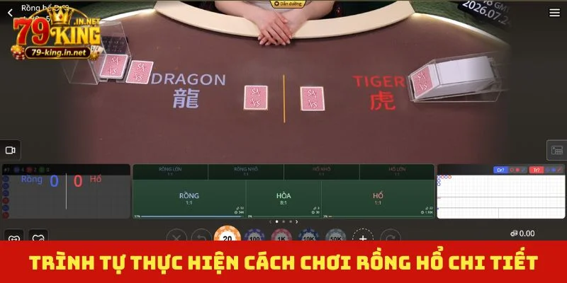Trình tự thực hiện cách chơi rồng hổ chi tiết